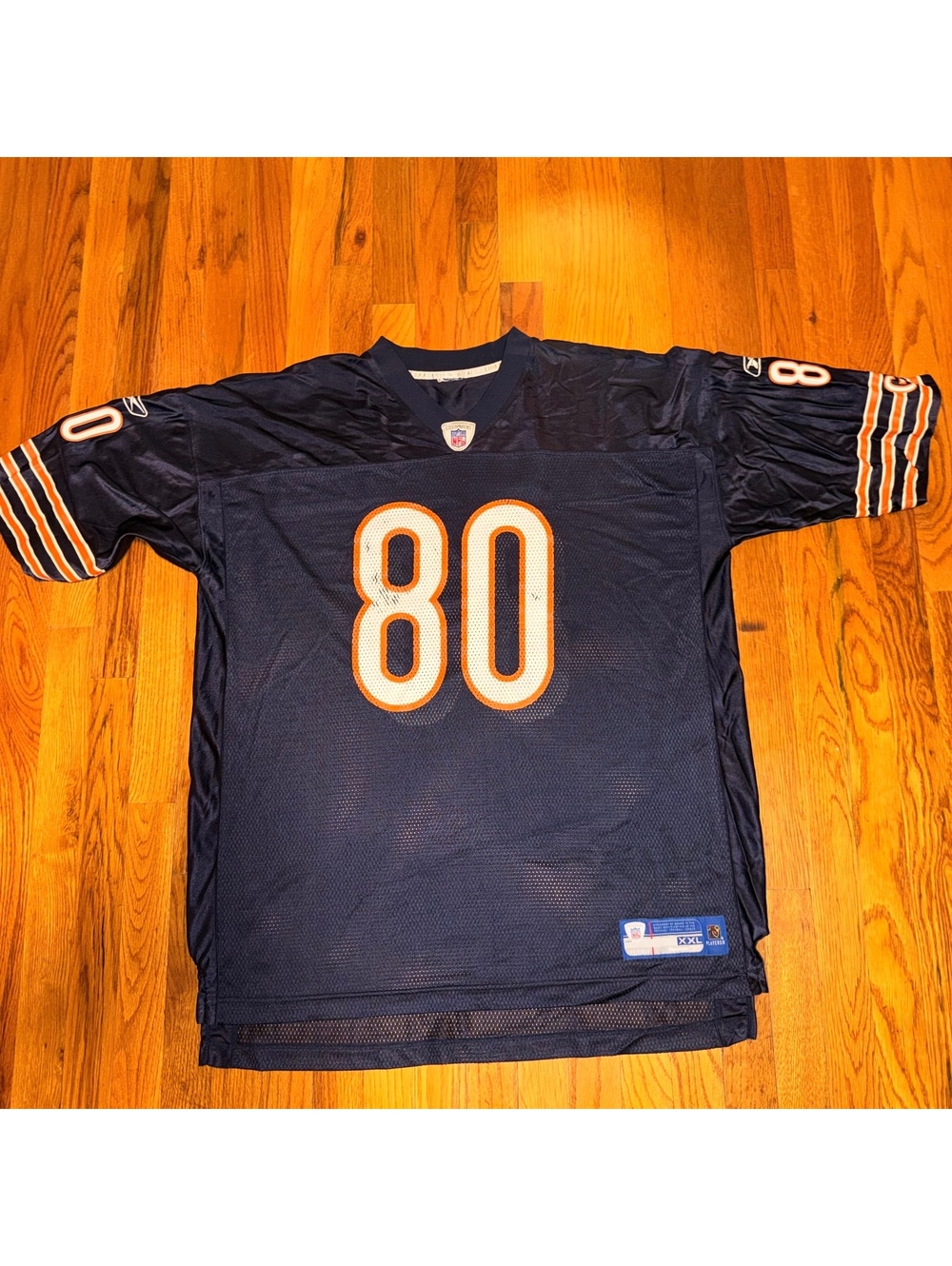 Reebok Chicago Bears Bernard Berrian #80 Jersey Men’s XXL 2XL Navy
